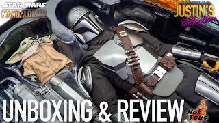 Hot Toys Mandalorian Beskar Armor & The Child / Grogu Star Wars Unboxing & Review