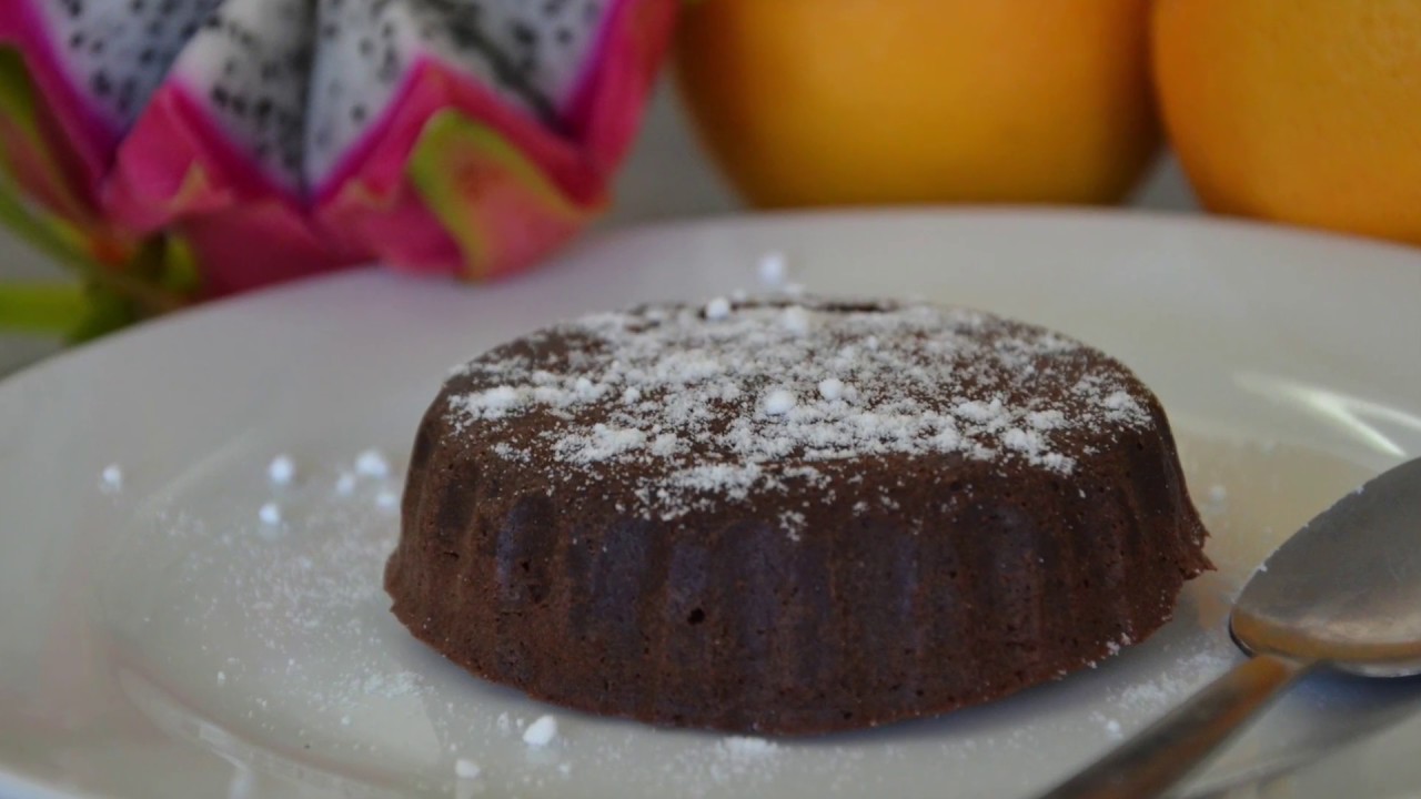 Fondant Chocolat Sans Matiere Grasse Sans Sucre Facile Et Rapide Youtube