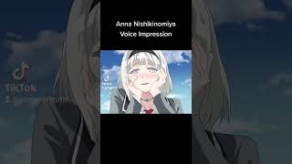 Anna Nishikinomiya Voice Impression