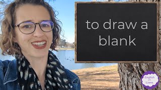 Idiom - to draw a blank