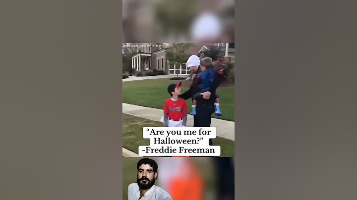 When Freddie Freeman found a kid dressed up as him for Halloween 🙌🎃  (via chelseafreeman/TT) #shorts