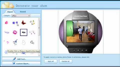 Sharing pics with Flash Slideshow Creator