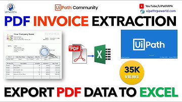Extract Pdf Specific Data To Excel In UiPath | UiPath Pdf Invoice Data Extraction |  UiPathRPA