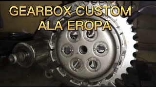 Gearbox Custom Ala Eropa #motorcustom #chopper #motormesinpenggerak