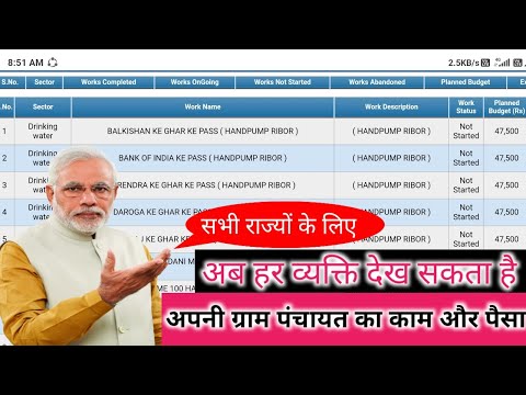 gram panchayat me kitna paisa aaya hai | panchayat activity plan report