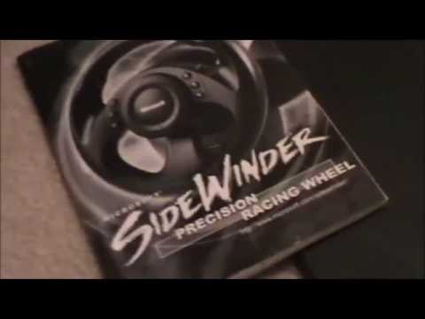 Microsoft SideWinder Precision Pro Steering Wheel Unboxing