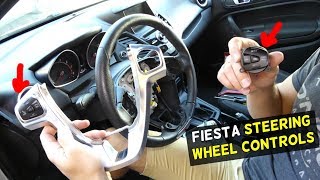 FORD FIESTA STEERING WHEEL CONTROLS CRUISE SWITCH REMOVAL REPLACEMENT ST MK7