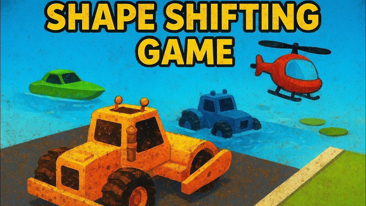 🔥 Shape Shifting Game | Bulldozer vs Boat vs Helicopter | Epic Transform Race! 