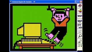 Apple II Double Lo-Res "Minipix" in BASUC (AppleSoft Basic) - Converted by Bmp2LO