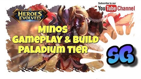 Heroes Evolved Minos Gameplay & Build | Palladium Tier | Rank Game