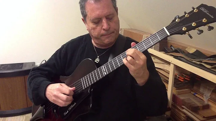 Frank Dibussolo playing his new DiDomenico Guitar