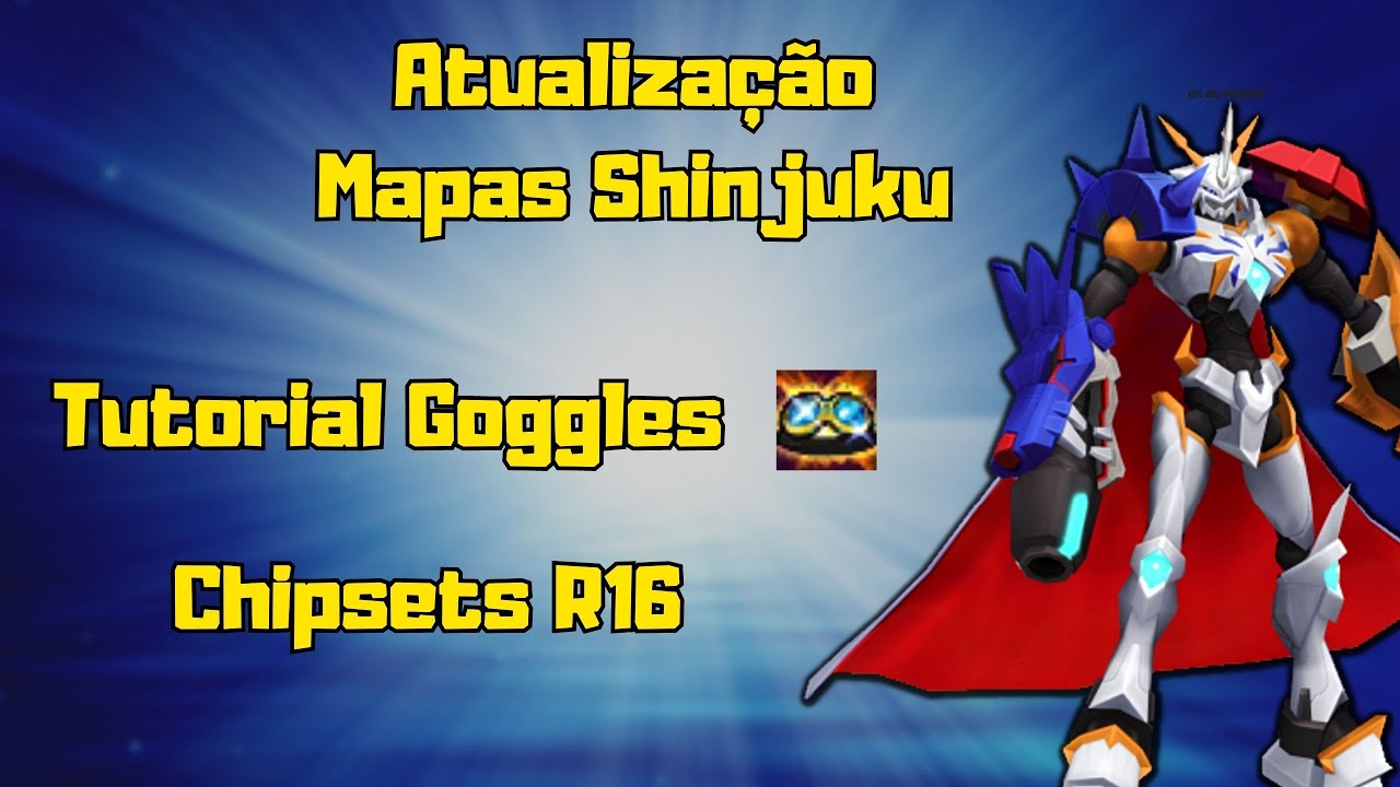 Tutorial Goggles, Chipset R16 - Att Shinjuku Maps - Digimon Masters Online  