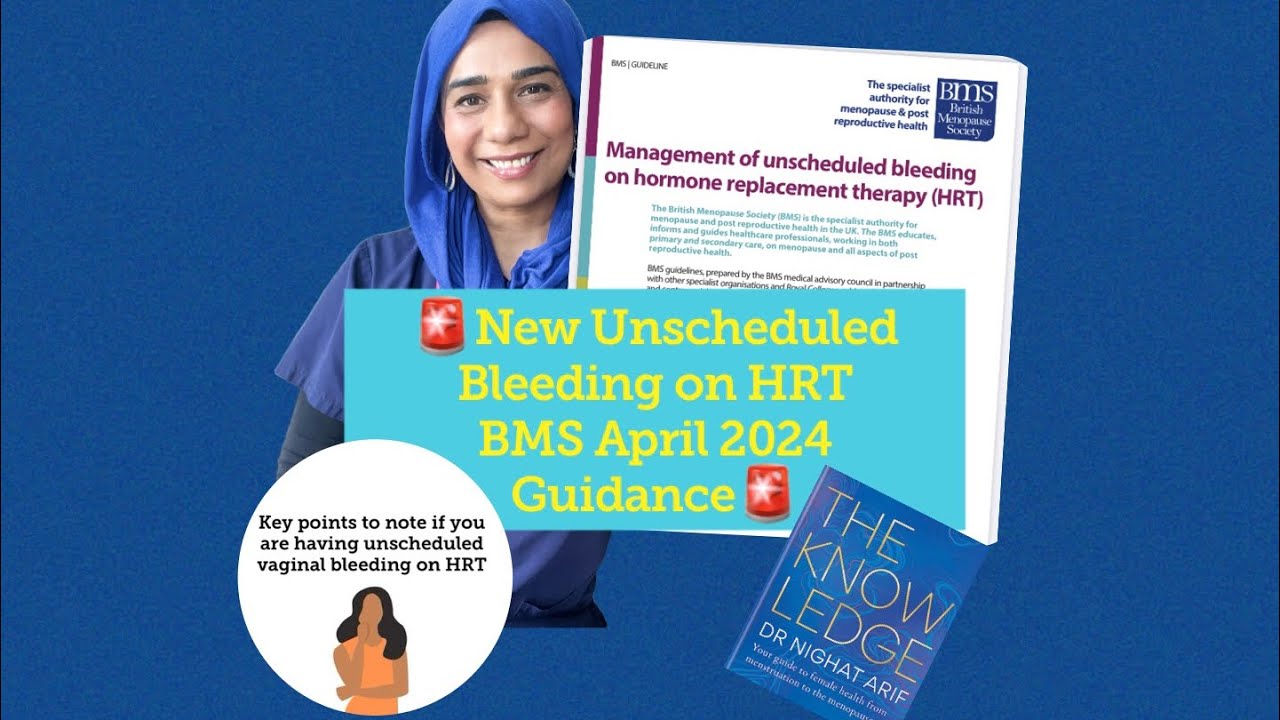 Updated BMS Guidelines On Unscheduled Bleeding On HRT YouTube Updated BMS Guidelines On Unscheduled Bleeding On HRT YouTube