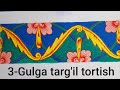 3gulga targil tortish painting beautiful patterns of plants