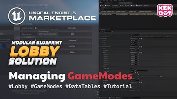 Managing GameModes, Maps, Match settings | Multiplayer Blueprint Lobby Solution | UE5 Marketplace
