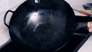 How to use Pre-Seasoned Carbon Steel wok first time? and How to care for it after.