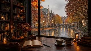 Rainy Window by European River 🌧️ Relaxing Autumn Jazz Music to Sleep, Work, Study & Unwind screenshot 4