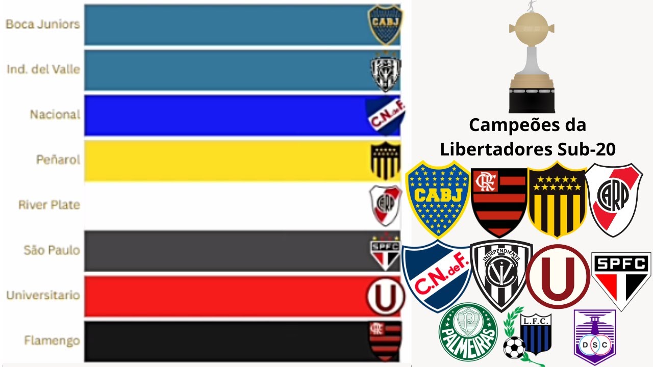 Campeões da Copa Libertadores Sub-20 (2011-2025)