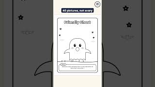 A Halloween coloring book for kids that is fun, not scary #shorts