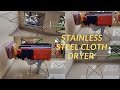 Unboxing of stainless steel cloth dryer stand from amazon