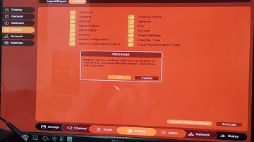 Secureye  DVR fectory default
