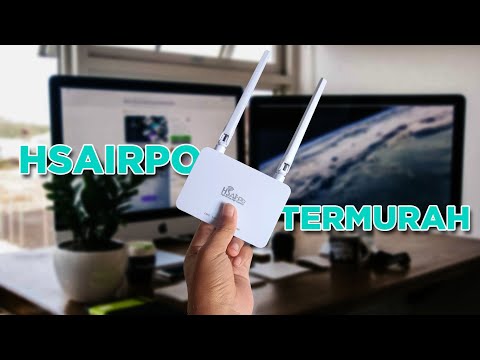 BUAT HARGANYA INI MASIH MURAH - Router HSAirPo WR200N Review & Test Performa