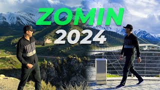 Жиззахнинг Зомин тоғида канат ва осма дор йўли 2024 / Zomin Kanat 2024 / Zomin cable car / 4K Video