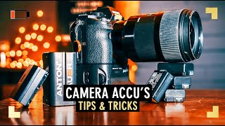 Alles Over CAMERA ACCU'S Voor FOTOGRAFIE En VIDEOGRAFIE Alles Over CAMERA ACCU'S Voor FOTOGRAFIE En VIDEOGRAFIE