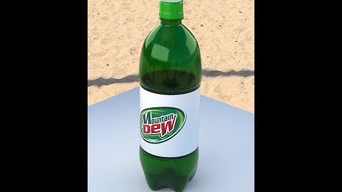 Blender: Modeling a Soda Bottle (Part 1 of 3)