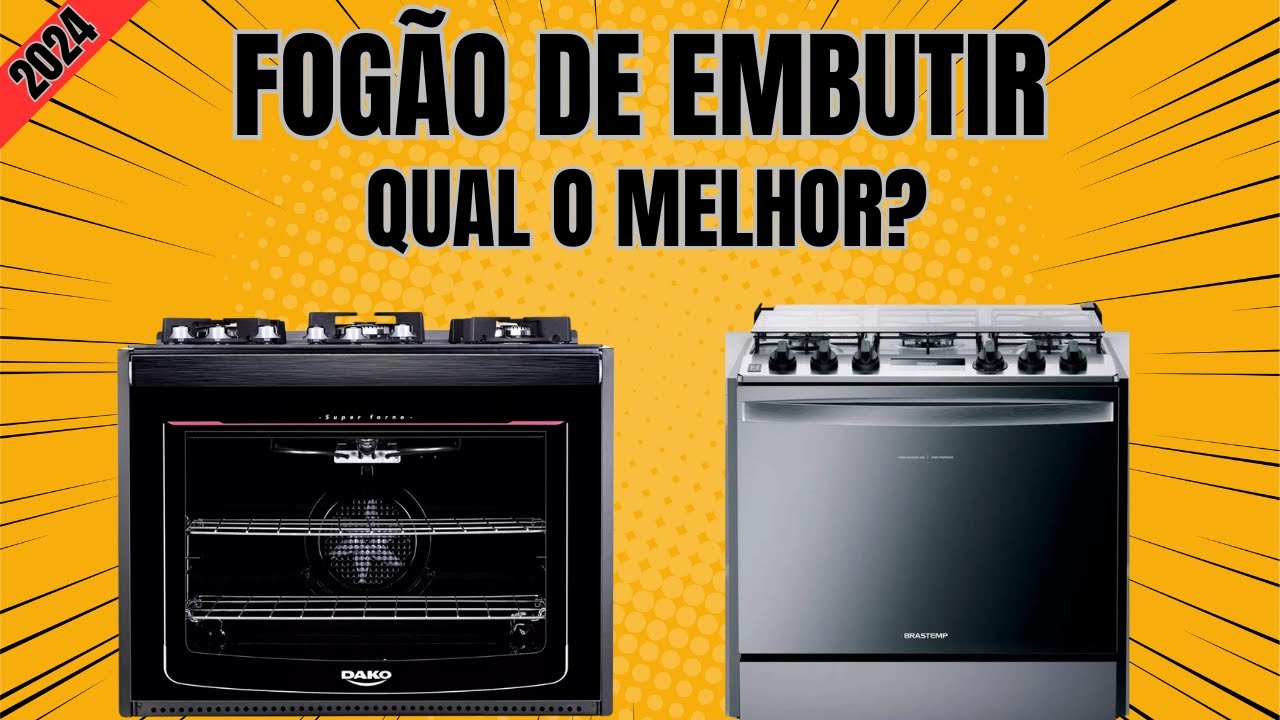 OS 3 MELHORES FOGÕES DE EMBUTIR 5 BOCAS CUSTO x BENEFÍCIO 2024