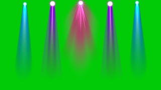 Disco lights green screen video #7