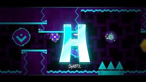 "H" by Split72 (Harder)(2 Coins) | Geometry Dash