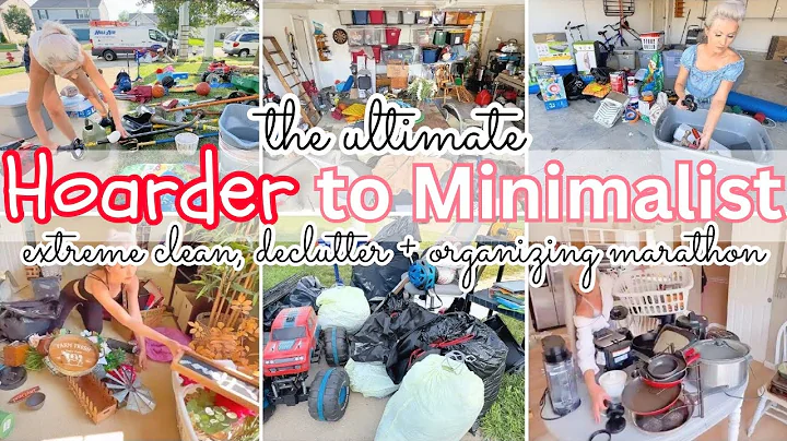 *NEW* THE ULTIMATE HOARDER TO MINIMALIST CLEAN, DECLUTTER + ORGANIZE WITH ME MARATHON! thumbnail