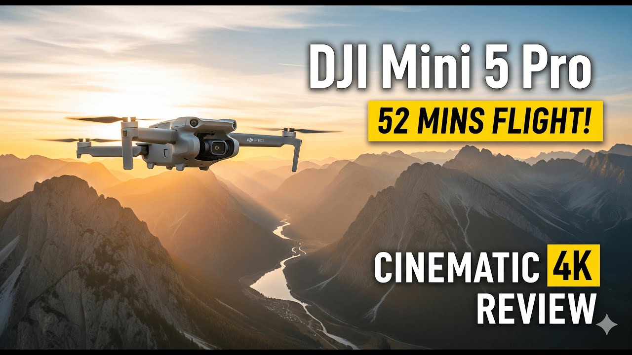 Is DJI Mini 5 Pro the BEST Small Drone for Cinematic 4K? - YouTube