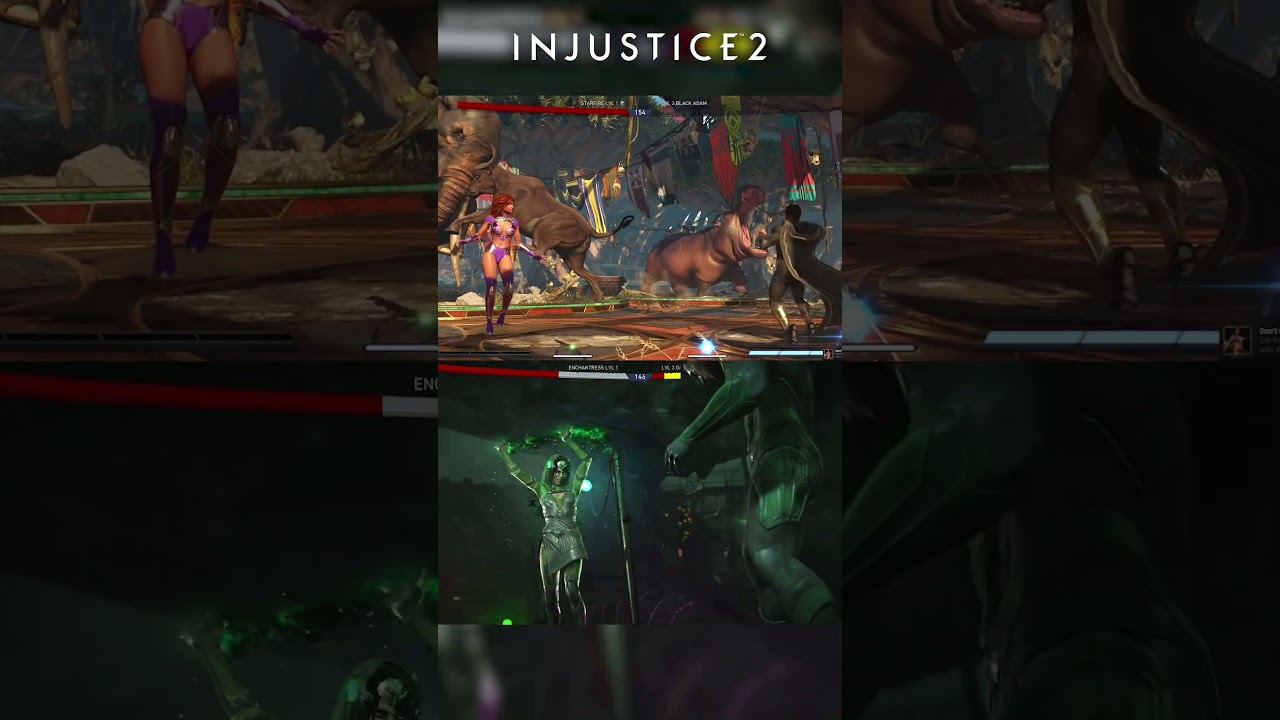 Starfire Vs Enchantress - Which Super Moves Better? #shrots