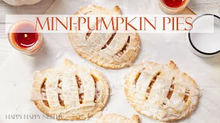 Mini Pumpkin Pies   How to use the Williams Sonoma Autumn Pie Molds