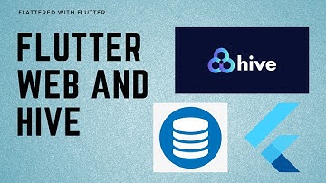 Flutter Web and Hive | Using Hive in Flutter Web | Store data in Flutter Web @aseemwangoo #flutter