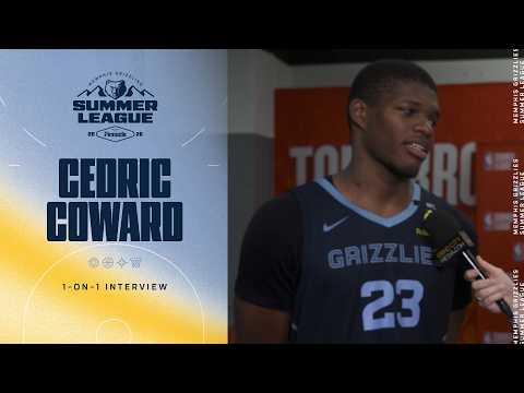 Cedric Coward 1 on 1 Interview | Grizzlies vs. Hawks