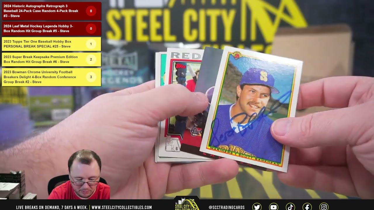 2024 Historic Autographs Retrograph 3 Baseball 24-Pack Case Random