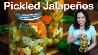 Delicious Pickled Jalapeños Jalapenos En Escabeche Mexican Food Villa Cocina