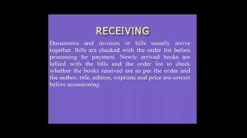 Library Housekeeping Operations