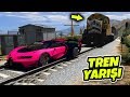 Bugatti Ailesi Arabalar Aşırı Hızlı Trenle Yarışıyor - GTA 5