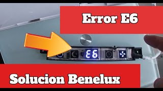 codigo de error e6 aire acondicionado benelux. solucion