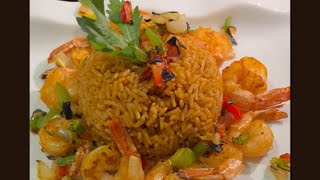 Rice and Shrimp (Simple Recipe) fancy dinner