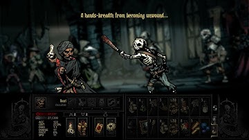 Darkest Dungeon Apprentice Necromancer boss fight (J,G,O,P)