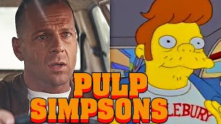 Simpsons Parody of Pulp Fiction compared with the original