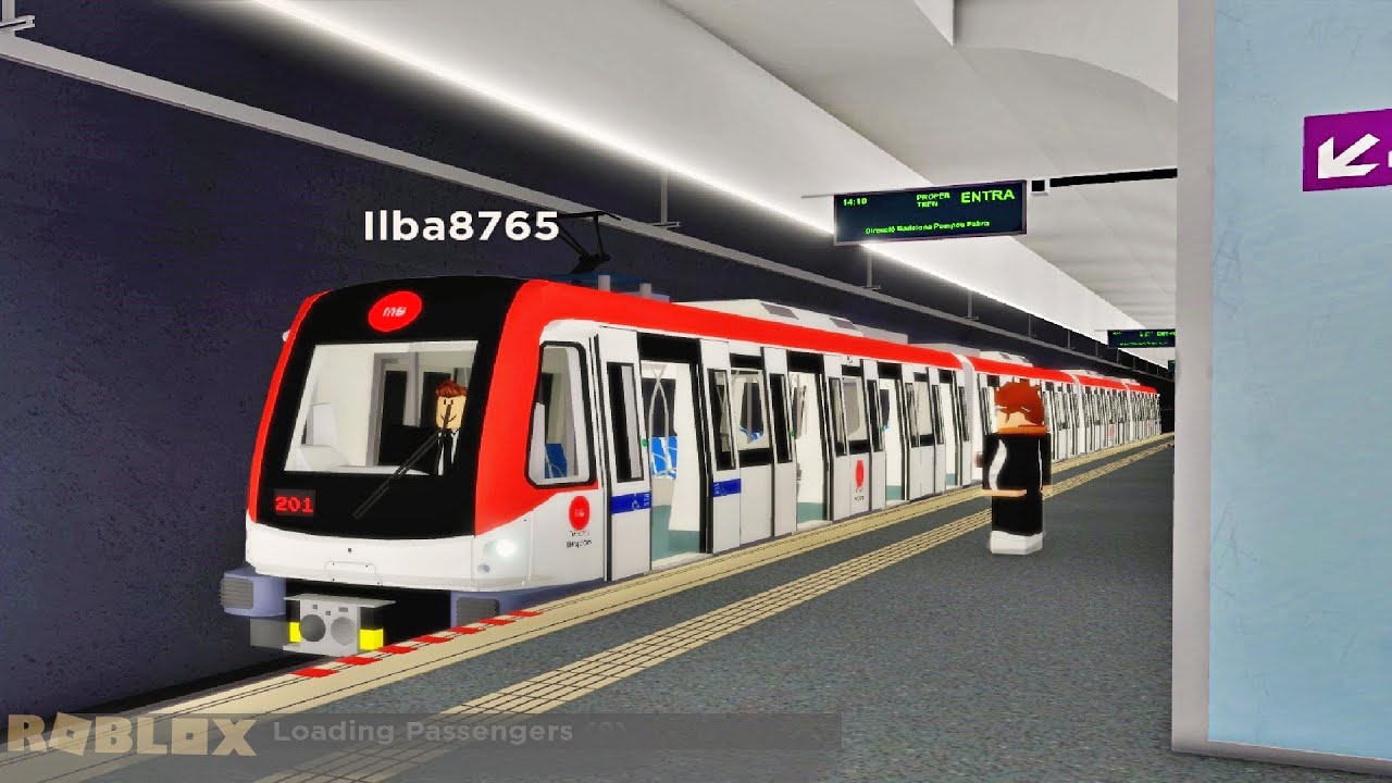 ROBLOX Barcelona Metro Simulator L2 line TMB  9000 Series