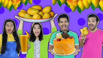We Ate Only Mango For 24 Hours Challenge | Hungry Birds