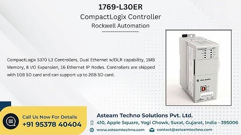 Allen Bradley (Rockwell Automation) CompactLogix 5370 L3 Controllers