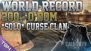 COD GHOSTS: WORLD'S FIRST 200 - 0 DOMINATION WIN *SOLO* | VORTEXX